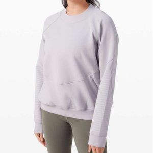 NWT Lululemon City Sweat Crew Spacer -Size 4, Iris